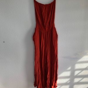 Crimson Juniper Blu Strapless Jumpsuit